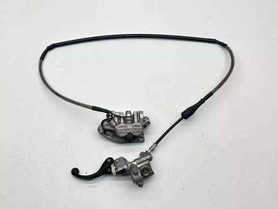 2014 Kawasaki KX450F Nissin Front Brake Assembly OEM Caliper Master Cylinder