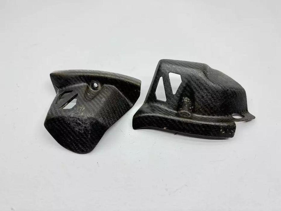 2008 Honda CRF450R Frame Guard Set Carbon Fibers OEM Covers Left Right CRF 450R