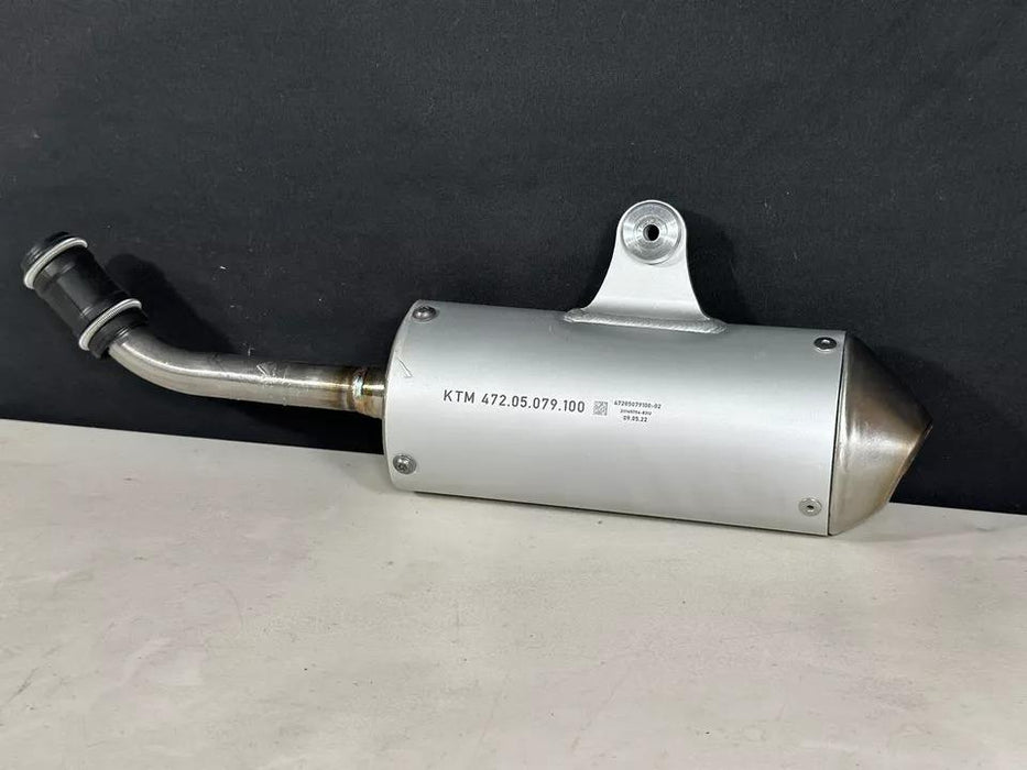 New 2023 Husqvarna TC85 Exhaust Muffler Silencer OEM Pipe Slip 47205079100 TC 85