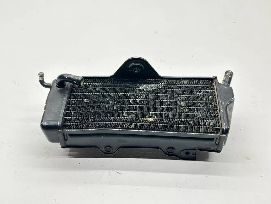 1987 Honda CR125R Left Side Radiator OEM Non Fill Cooling System Aluminum CR 125