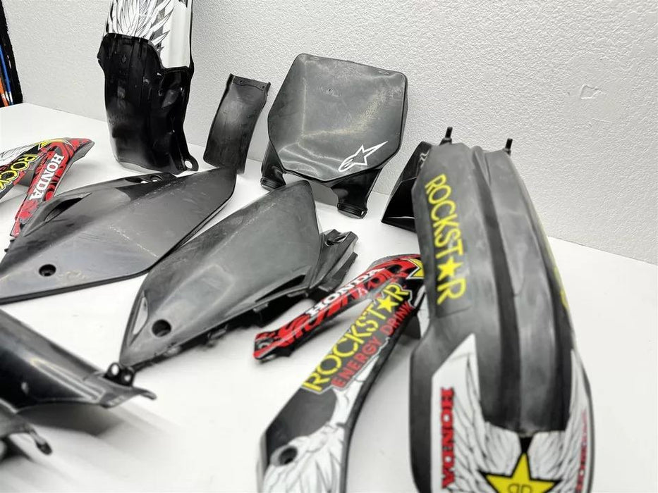 2008 Honda CRF450R Plastics Kit Shroud Fender Panel Guard Protector CRF 450R