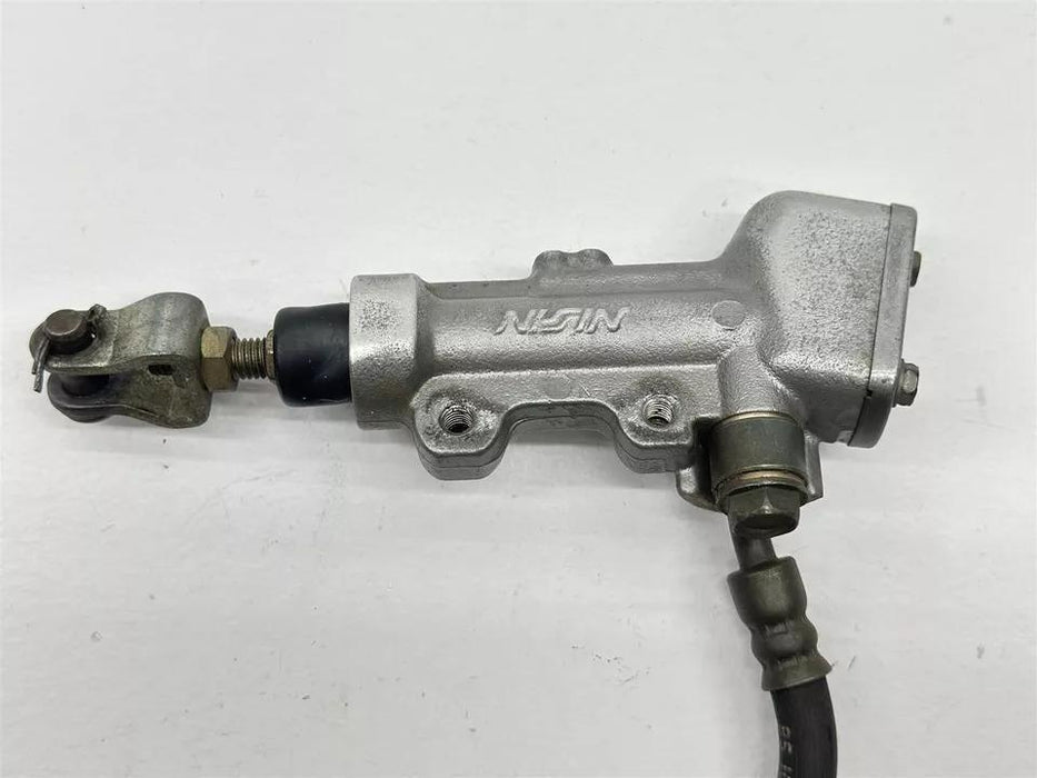 2006 Kawasaki KX450F Nissin Rear Brake Assembly Caliper Master Cylinder KX 450F