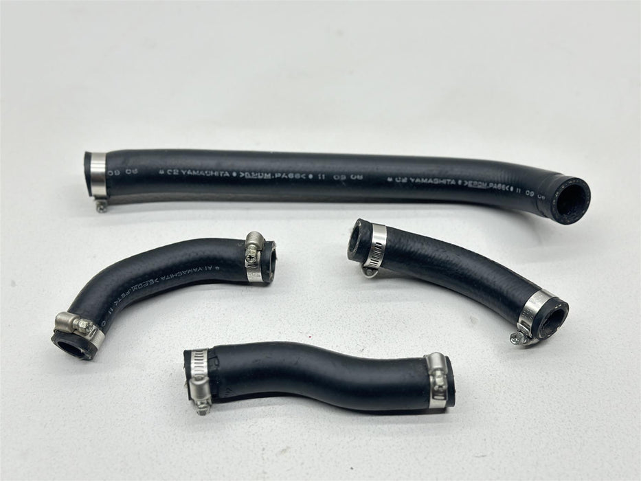 2012 Honda CRF250R Radiator Hoses OEM Cooling Pipes Coolant Water Clamps Black