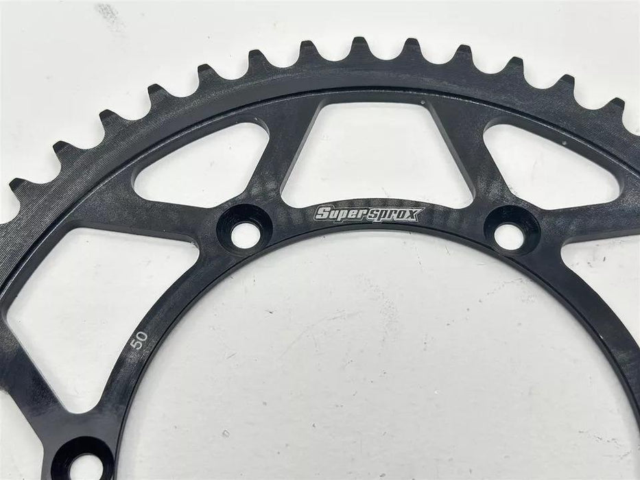 2006 Kawasaki KX450F Supersprox Rear Wheel Sprocket 50T Black Aftermarket KX