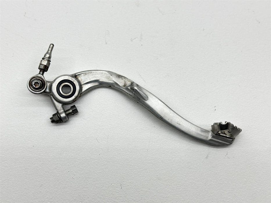 2023 KTM 450SX-F Brake Pedal Rear Foot Lever OEM Silver Stock A46013050044 SX F