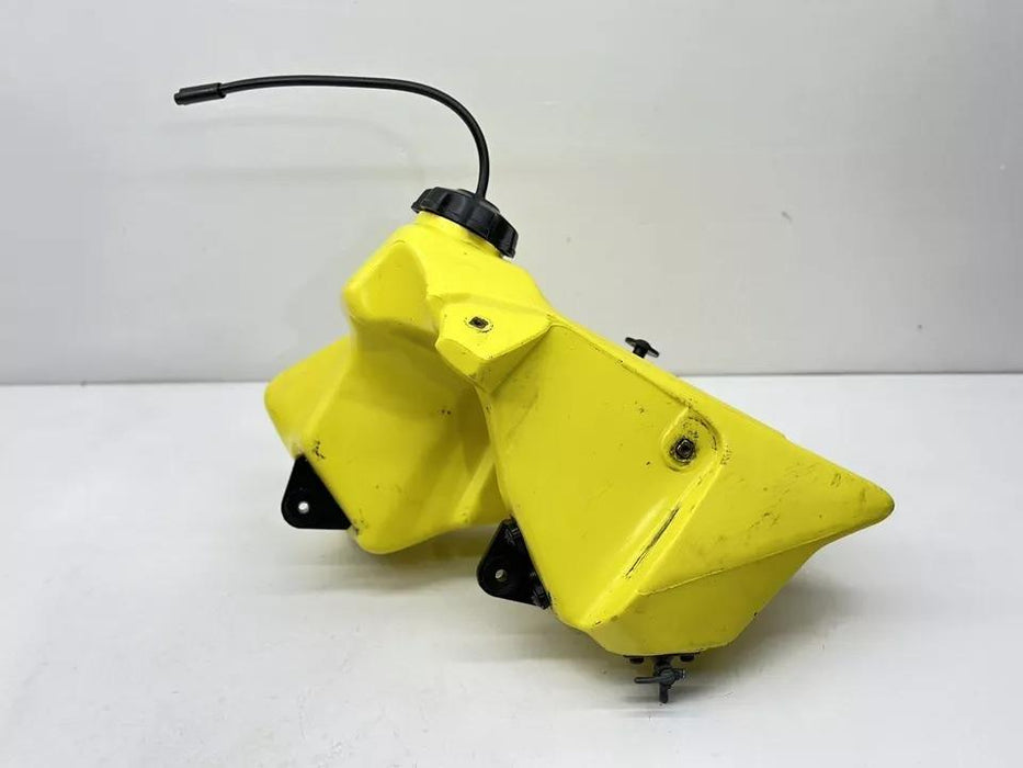 2015 Suzuki RM85 Gas Tank Fuel Petrol Petcock Yellow OEM Black Cap RM 85