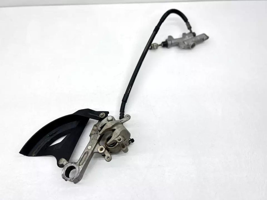 2020 Yamaha YZ450F Nissin Rear Brake Assembly OEM Stock Caliper Master Cylinder