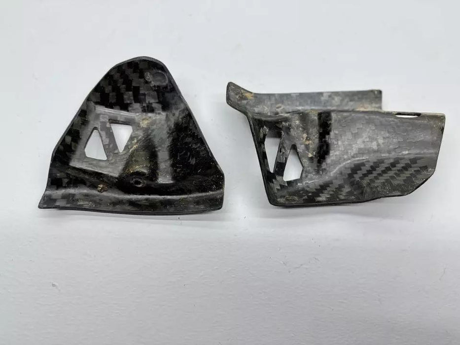 2008 Honda CRF450R Frame Guard Set Carbon Fibers OEM Covers Left Right CRF 450R