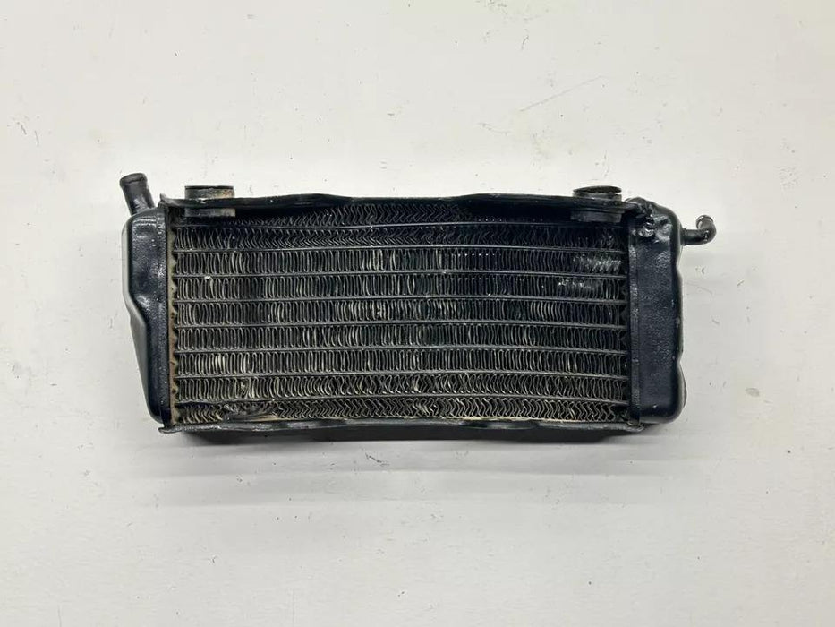 1987 Honda CR125R Left Side Radiator OEM Non Fill Cooling System Aluminum CR 125