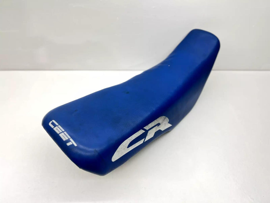 1986 Honda CR250 Complete Seat Assembly Blue Base Cover Stock 77100-KS6-000 1985