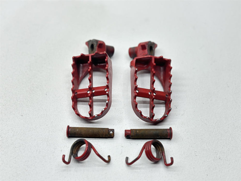 1997 Honda CR125R Foot Peg Set Left Right OEM Footrests Rest Footpeg CR 125R 125