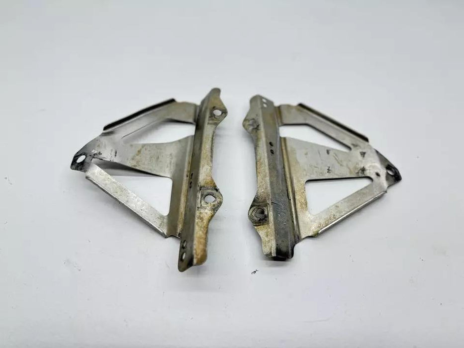 2008 Honda CRF450R Radiator Brace Set Left Right Steel Protector Guards CRF 450R