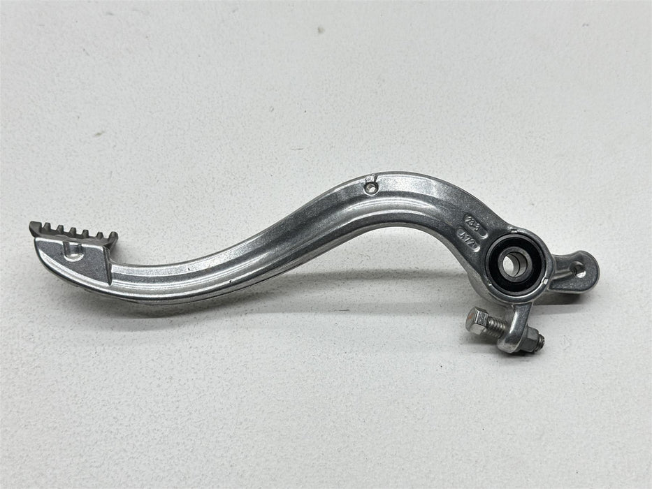 New 2024 KTM 85SX Rear Brake Pedal Foot Lever 47213050044 Silver Stock 85 SX