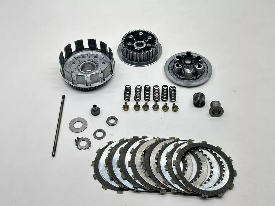 2004 Honda CR250R Clutch Assembly Fiber Basket Hub OEM Plate Pressure Kit Spring