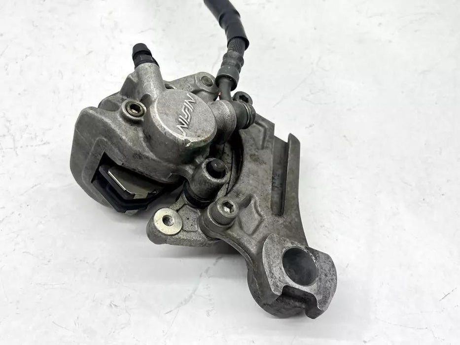 1998 Kawasaki KDX220R Nissin Rear Brake Assembly OEM Master Cylinder Caliper 200