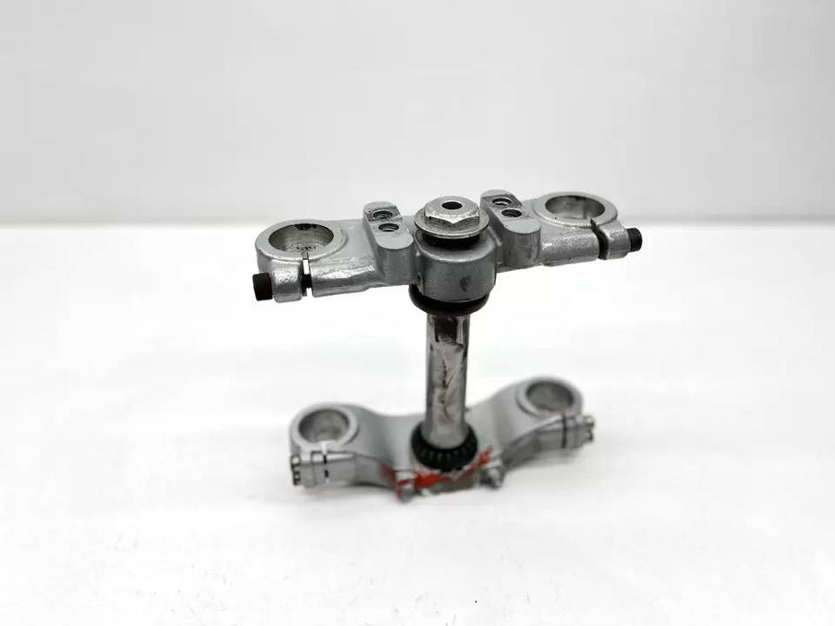 2002 KTM 50SX Triple Clamps Tree Bar Mounts Steering Steam OEM 50 SX