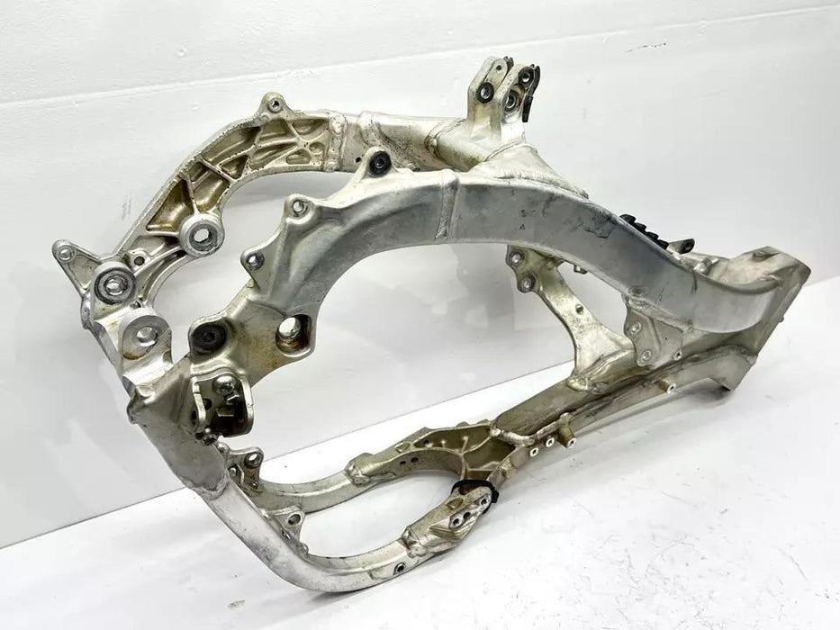 2012 Yamaha YZ450F Frame Main Chassis Hull OEM Aluminum Silver Stock YZ 450F