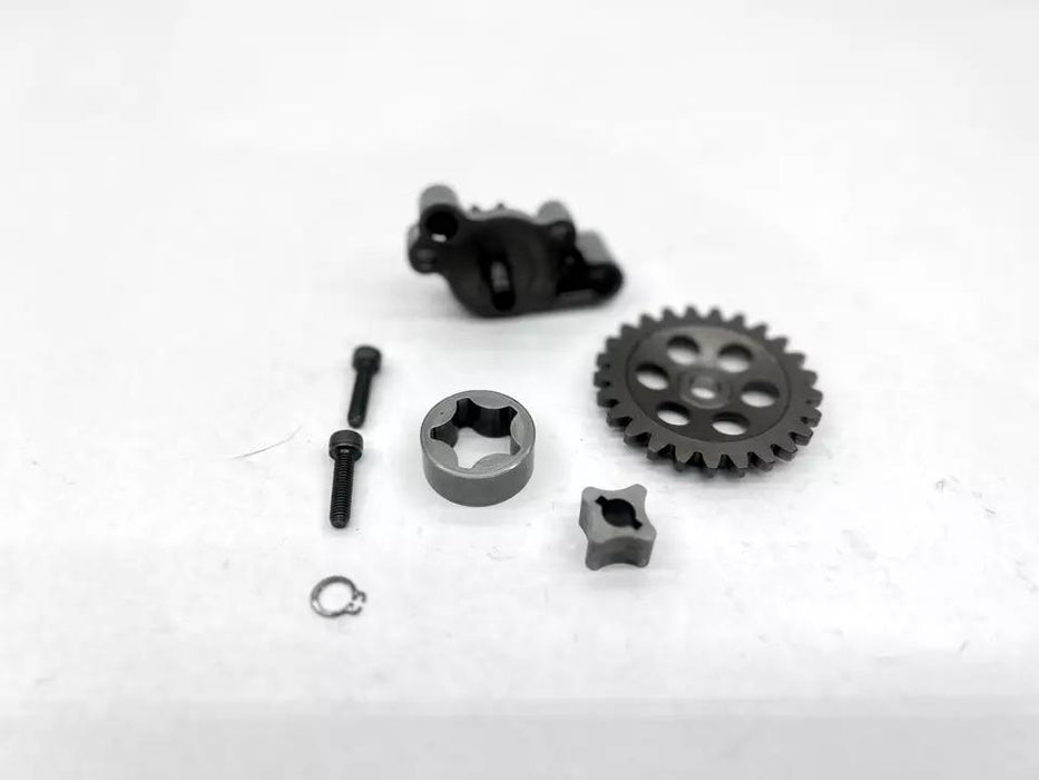 2007 Suzuki RMZ250 Oil Pump Shaft Strainer Gear Rotor Nut Lock Assembly RMZ 250