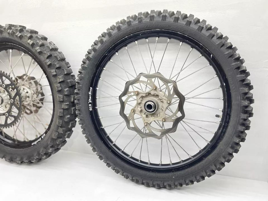 2015 Husqvarna FC450 Wheel Set 21' Front 19' Rear Spacer Rim Rotor Sprocket Tire