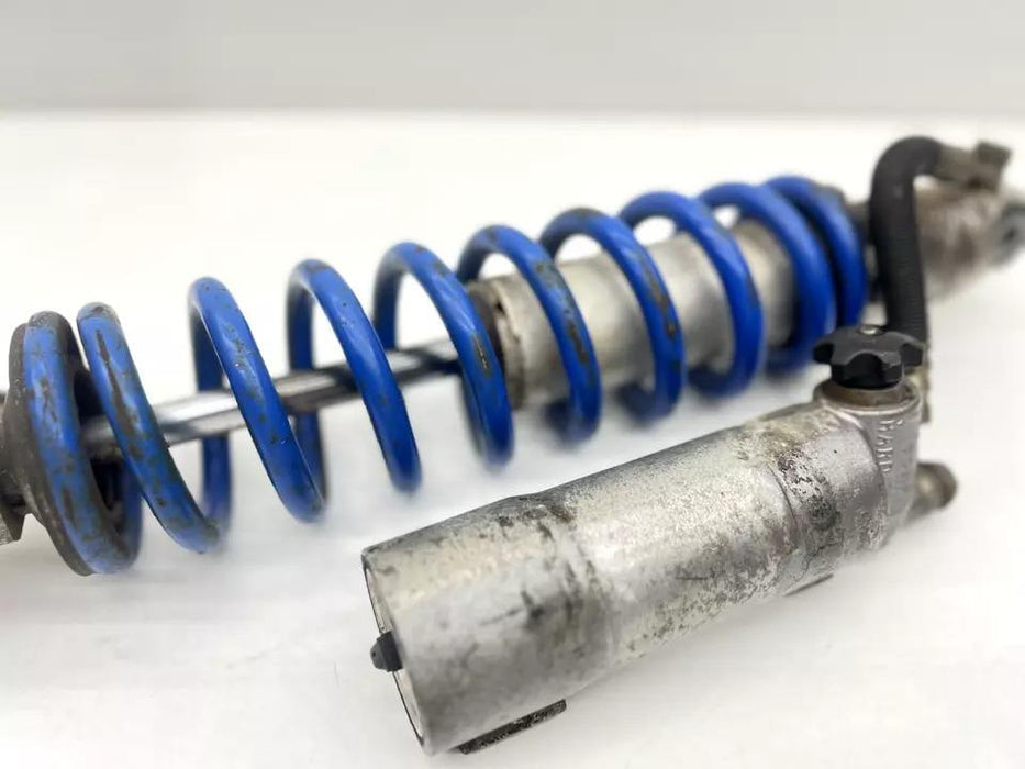 1986 Honda CR250 Rear Shock Assembly Spring Absorber Suspension Bumper Blue