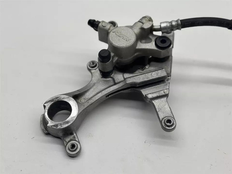 2014 Kawasaki KX450F Nissin Rear Brake Assembly OEM Caliper Master Cylinder