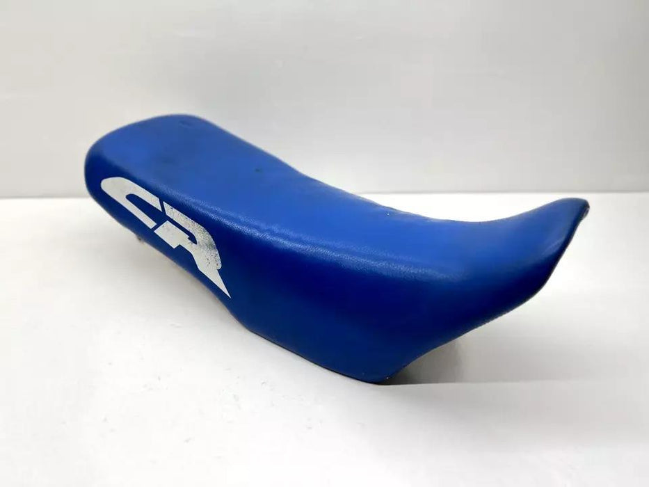 1986 Honda CR250 Complete Seat Assembly Blue Base Cover Stock 77100-KS6-000 1985