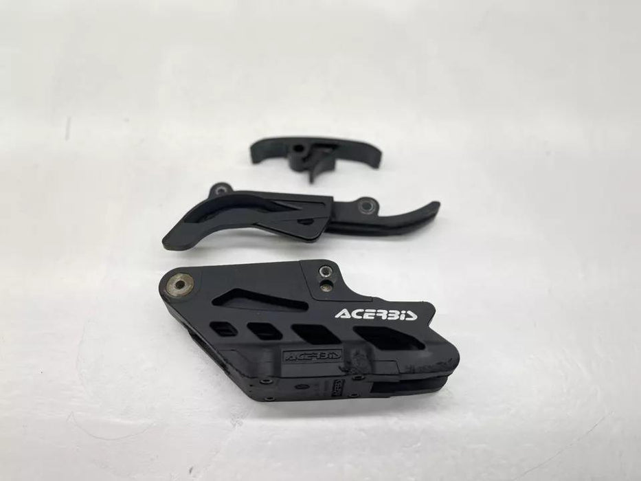 2015 Husqvarna FC450 Acerbis Chain Guide Guard Sliders Stock Black Plastic KTM