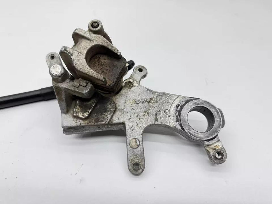 2008 Honda CRF450R Nissin Rear Brake Assembly OEM Caliper Master Cylinder