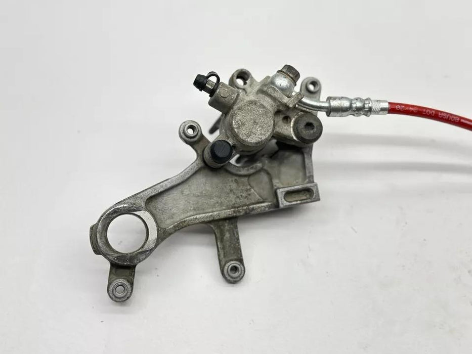 2013 Honda CRF450R Nissin Rear Brake Assembly OEM Caliper Master Cylinder CRF