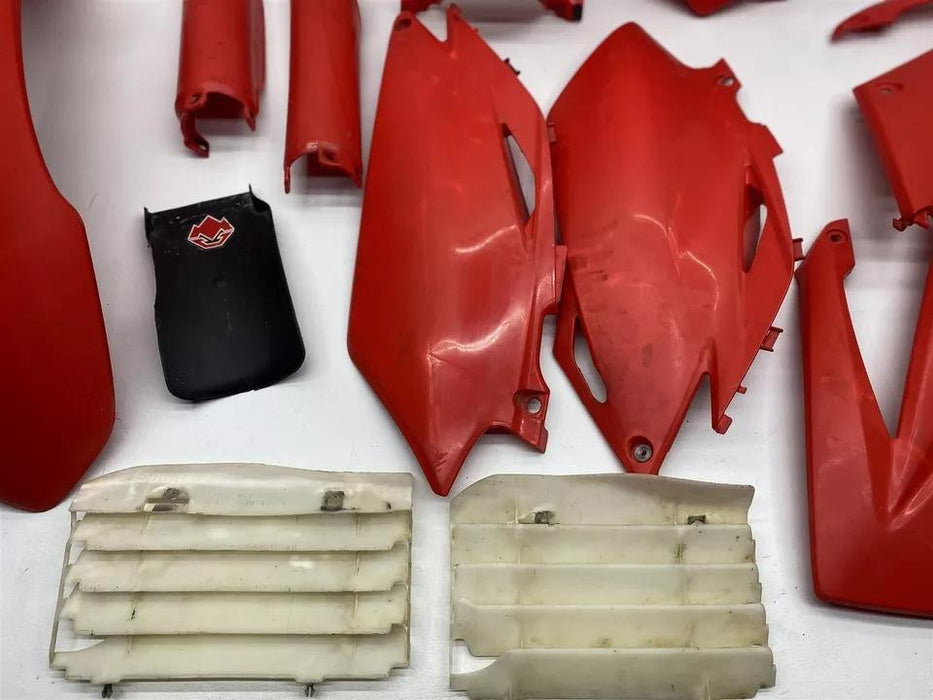 2011 Honda CRF450R Plastics Kit Shroud Fender Panel Guard Red Protector CRF 450R