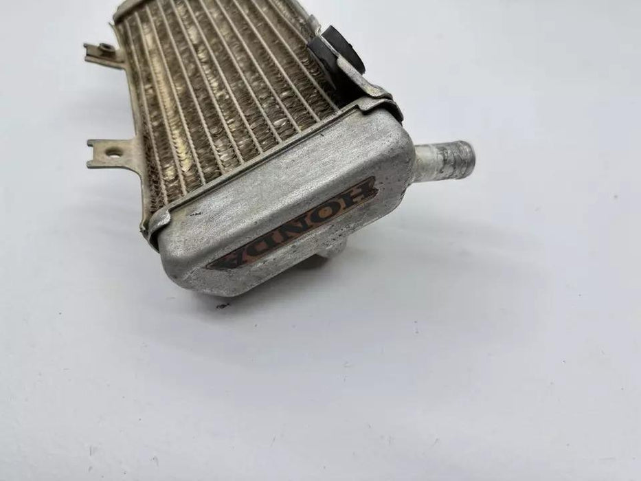 2008 Honda CRF450R Left Side Radiator OEM Non Fill Cooling Aluminum CRF 450R