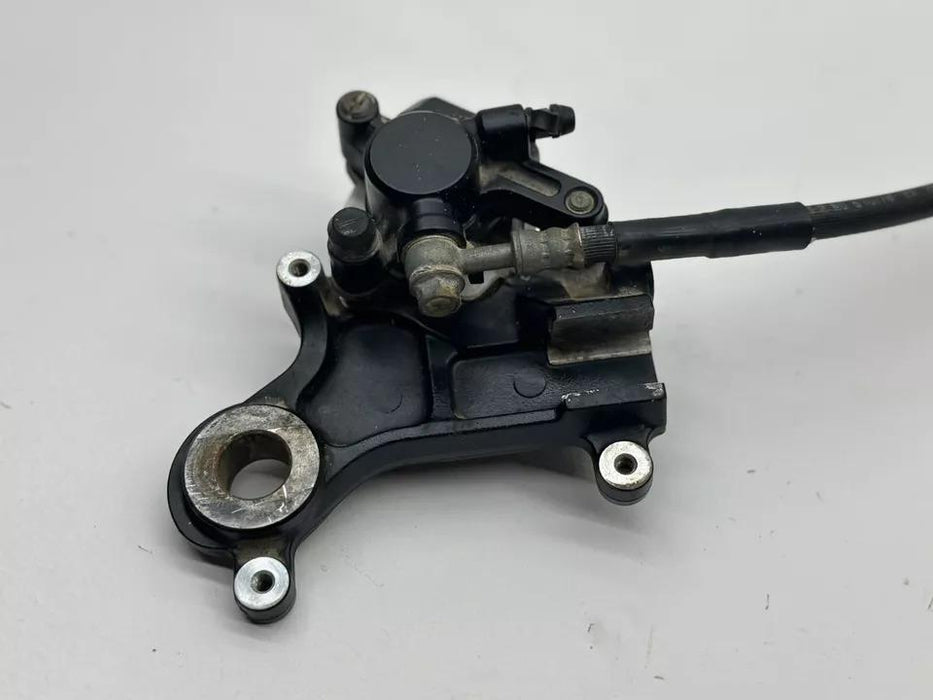 1987 Honda CR125R Nissin Rear Brake Assembly OEM Caliper Master Cylinder CR 125R