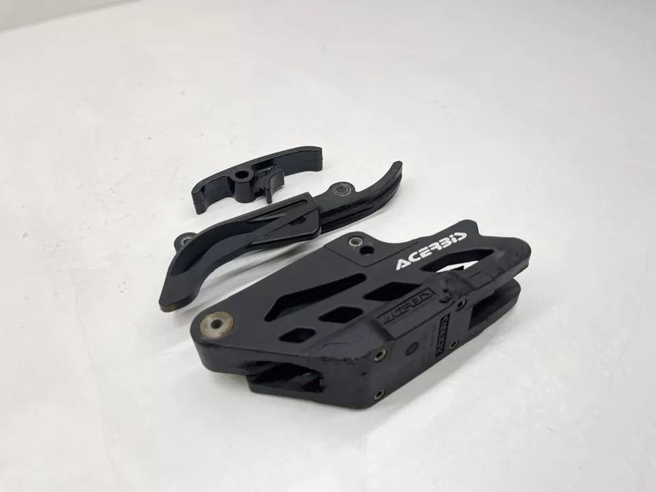 2015 Husqvarna FC450 Acerbis Chain Guide Guard Sliders Stock Black Plastic KTM