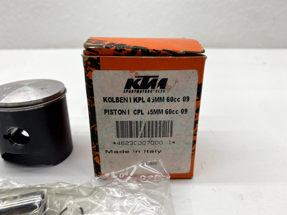 KTM Piston 60cc Kit Ring Pin Clip Engine OEM 46230007000