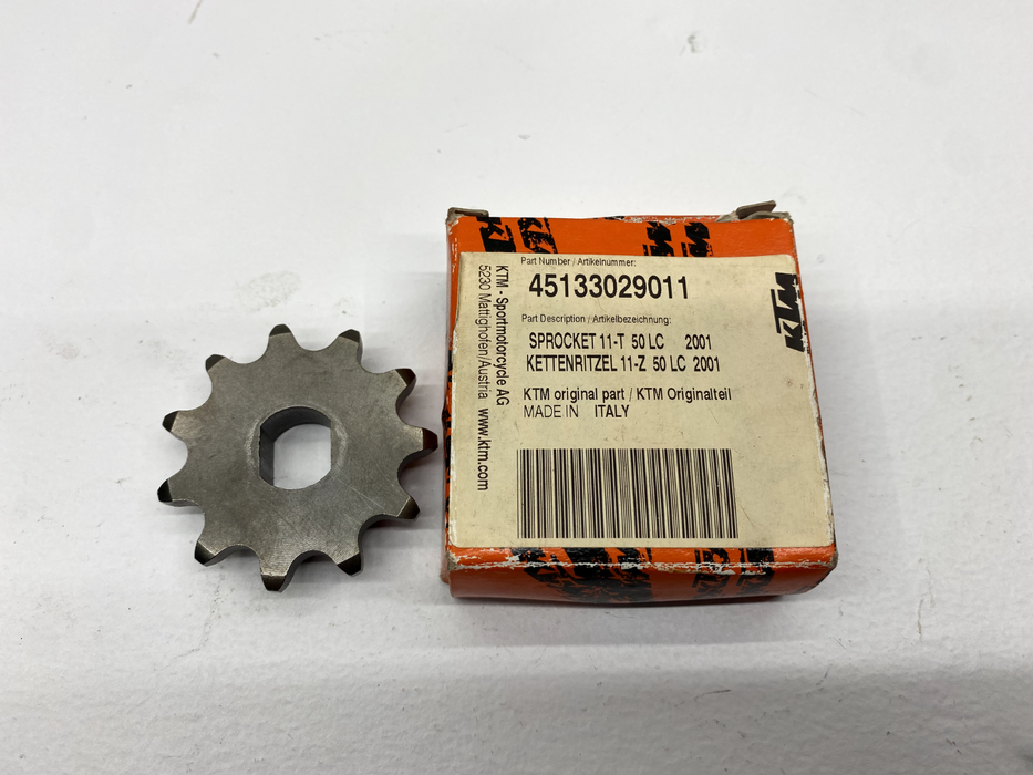 2001 KTM Front Sprocket 11-T 50LC Primary Drive Steel OEM 451330229011 Engine