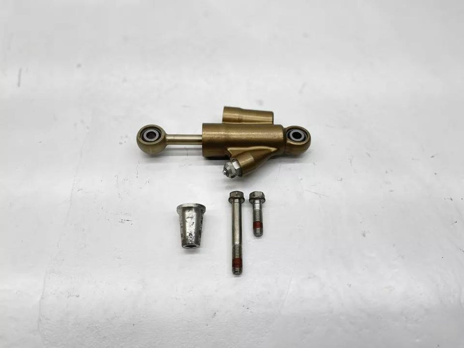 2010 Honda CRF450R Steering Stabilizer Damper Gold Bolts Hardware 53700-MEN-A31