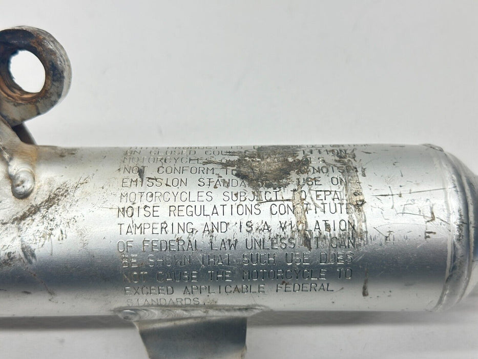 1982 Suzuki RM250 Exhaust Silencer Muffler Slip On Pipe 14303-14220-H01 RM 250
