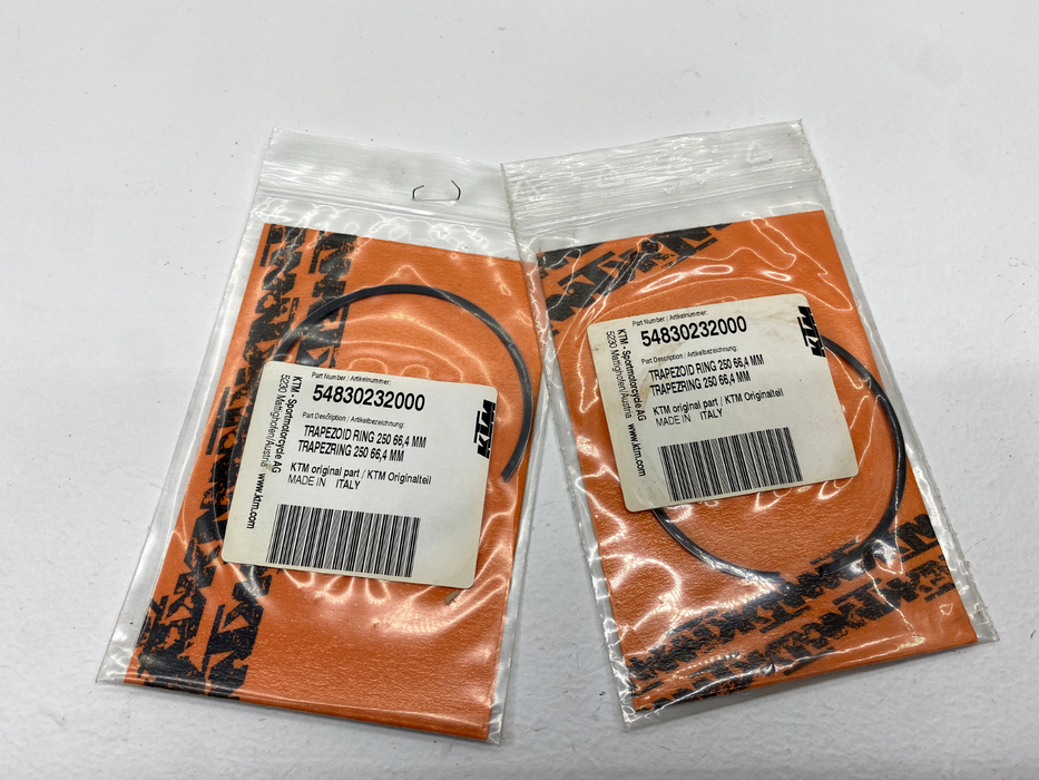 KTM Piston Ring Set OEM 66.4mm 250cc 54830132000 Engine Assembly