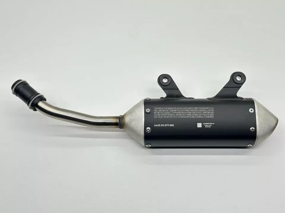 New 2024 KTM 125SX Exhaust Muffler Silencer Pipe A42005079000 Husqvarna 125 SX