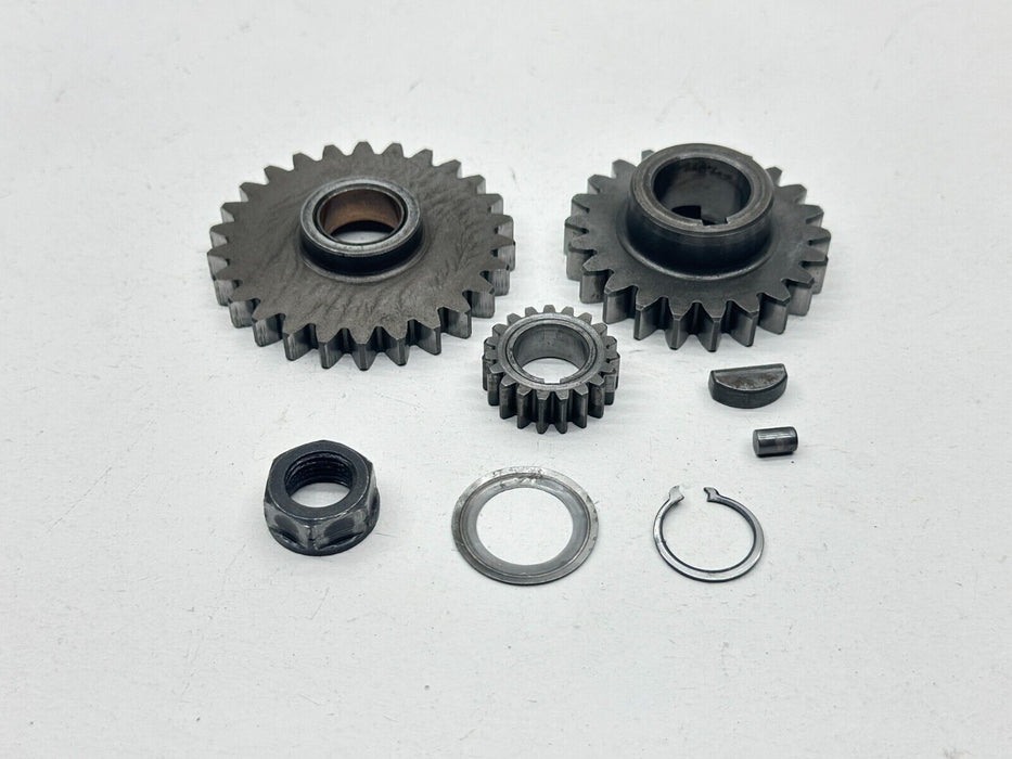 1982 Suzuki RM250 Primary Drive Crank Gears Main OEM Nut Washer Genuine RM 250