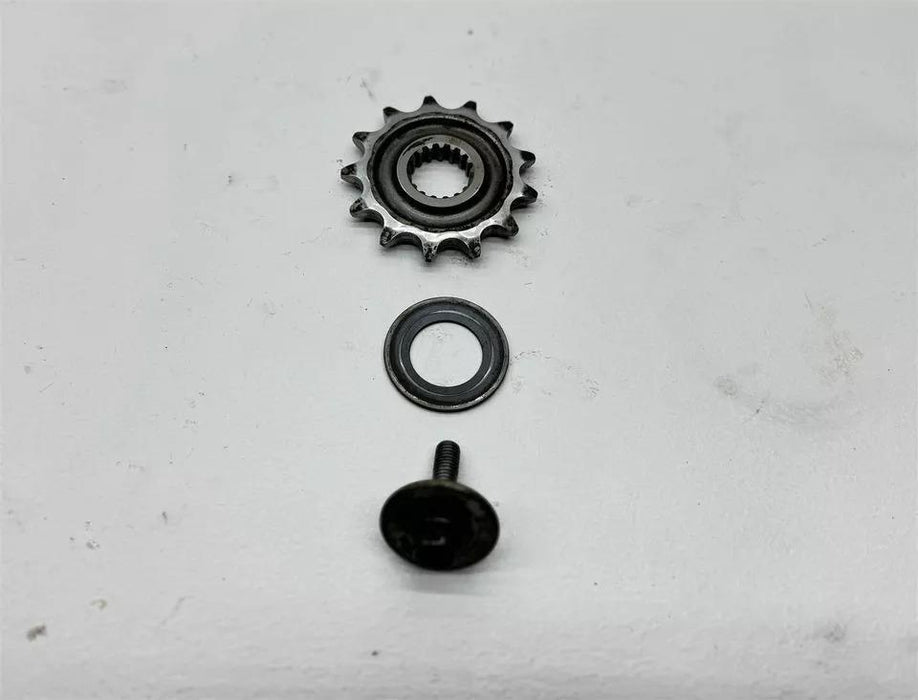 2008 Honda CRF450R Front Sprocket Drive Gear Bolt OEM Washer Steel CRF 450R