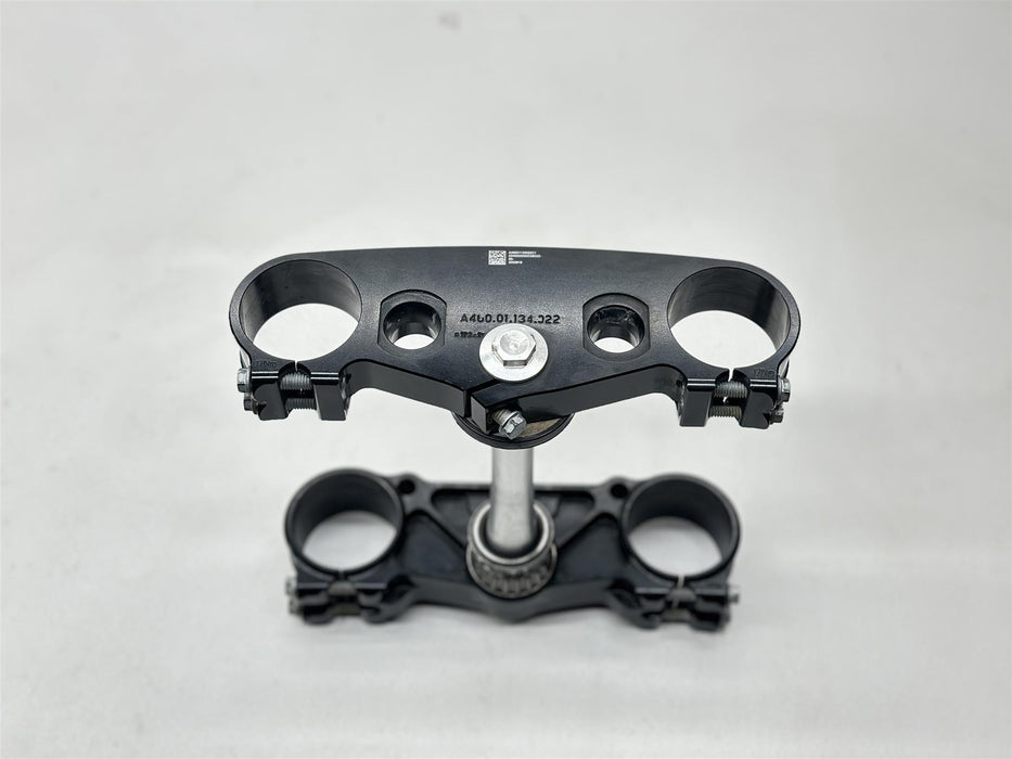 2023 KTM 250SXF Triple Clamps Tree Steering Steam OEM Top Bottom Black 250 SXF