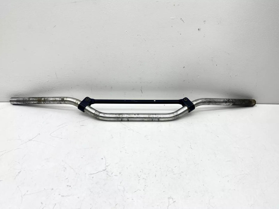 1998 Kawasaki KDX220 Handlebars 7/8 Inch Handle Bar Silver Mid Bend KDX 200 R