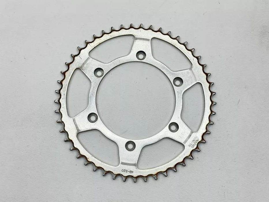 2000 Suzuki RM125 Rear Sprocket 45T Wheel Drive Rotor Silver 64511-28E00 RM 125