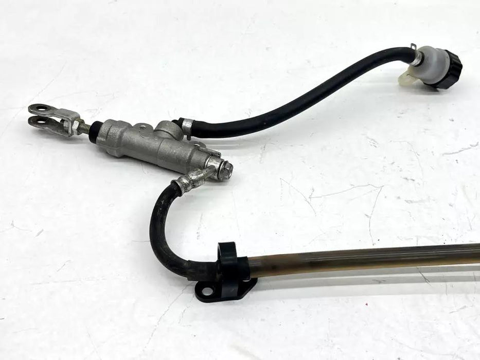 2015 Kawasaki KX85 Nissin Rear Brake OEM Assembly Caliper Master Cylinder Line