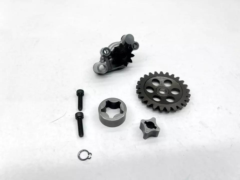 2007 Suzuki RMZ250 Oil Pump Shaft Strainer Gear Rotor Nut Lock Assembly RMZ 250