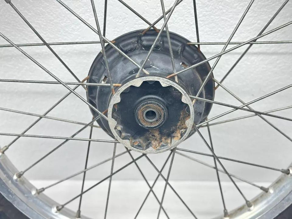 1982 Suzuki RM250 Front Wheel 20 Inch Rim Hub Rotor Tire OEM 55100-14120 RM 250