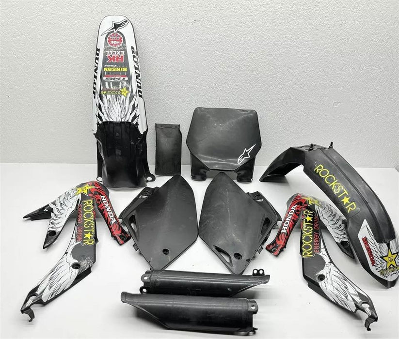 2008 Honda CRF450R Plastics Kit Shroud Fender Panel Guard Protector CRF 450R