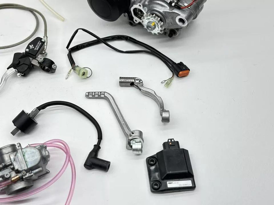 New 2023 KTM 85SX Complete Engine Running Motor Top Bottom Carburetor Harness SX