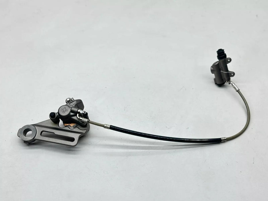 New 2023 Husqvarna TC85 Formula Rear Brake Assembly Master Cylinder Caliper KTM